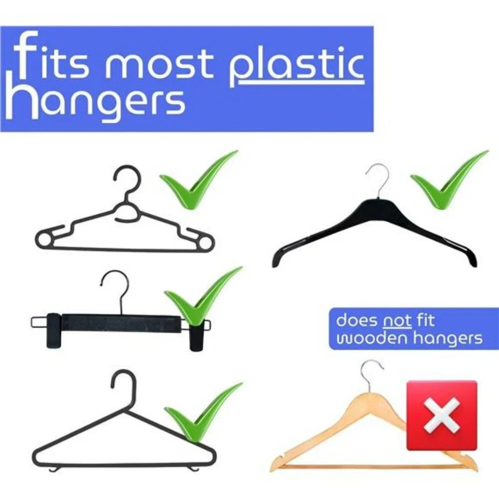 Closet Hanger Connector Hooks Space Saving Clothes Organizer for Bags Accessorie